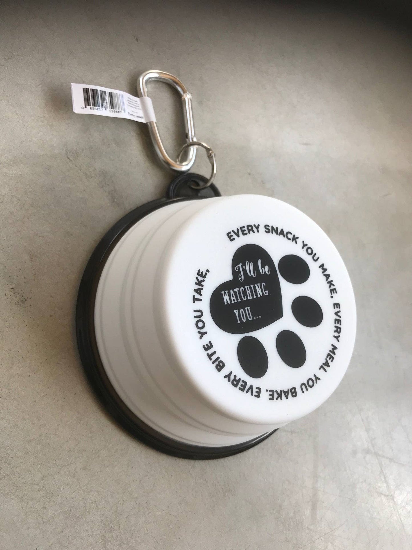 Gifted Wholesale Ltd - Every Snack You Make Every Meal You Bake Travel Pet Bowl