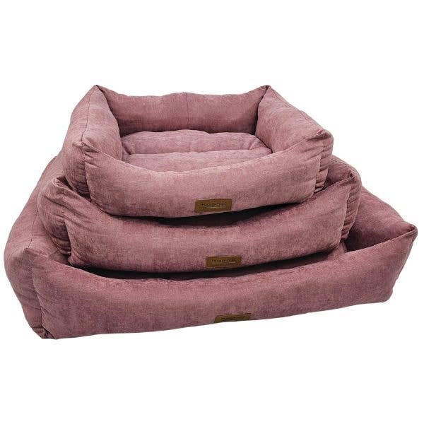 HugglePets - HugglePets Luxury Dog Lounger - Pink - Small