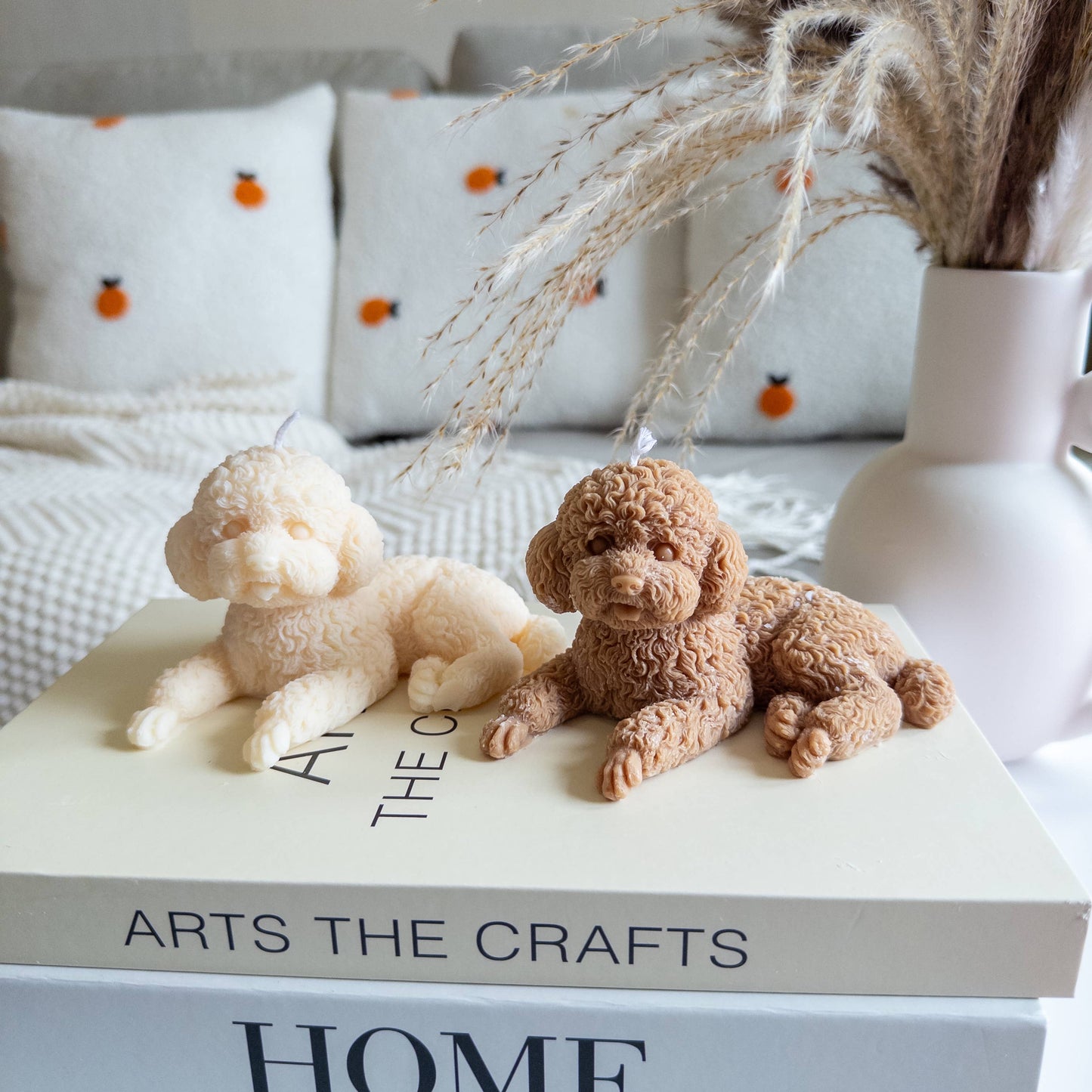 Ritual Spirit ltd - Dog Candle Collection | Natural Soy wax candles | Dog lovers - Cream / Sandalwood and Amber / Schnauzer
