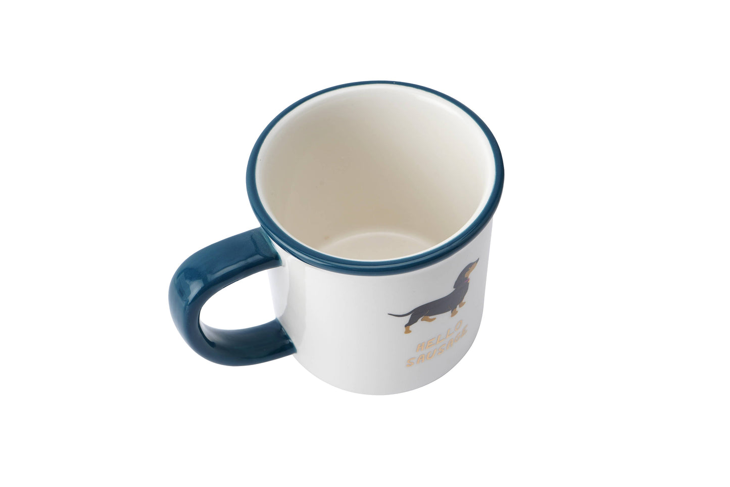 CGB Giftware - Top Dog 'Hello Sausage' Ceramic Mug in Gift Box