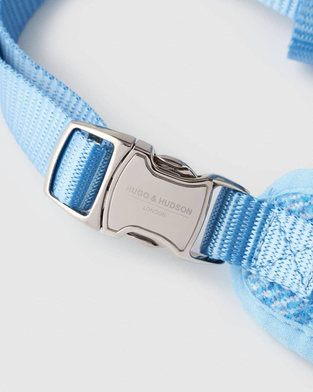 Hugo & Hudson - Blue Luxury Tweed Dog Harness - XS