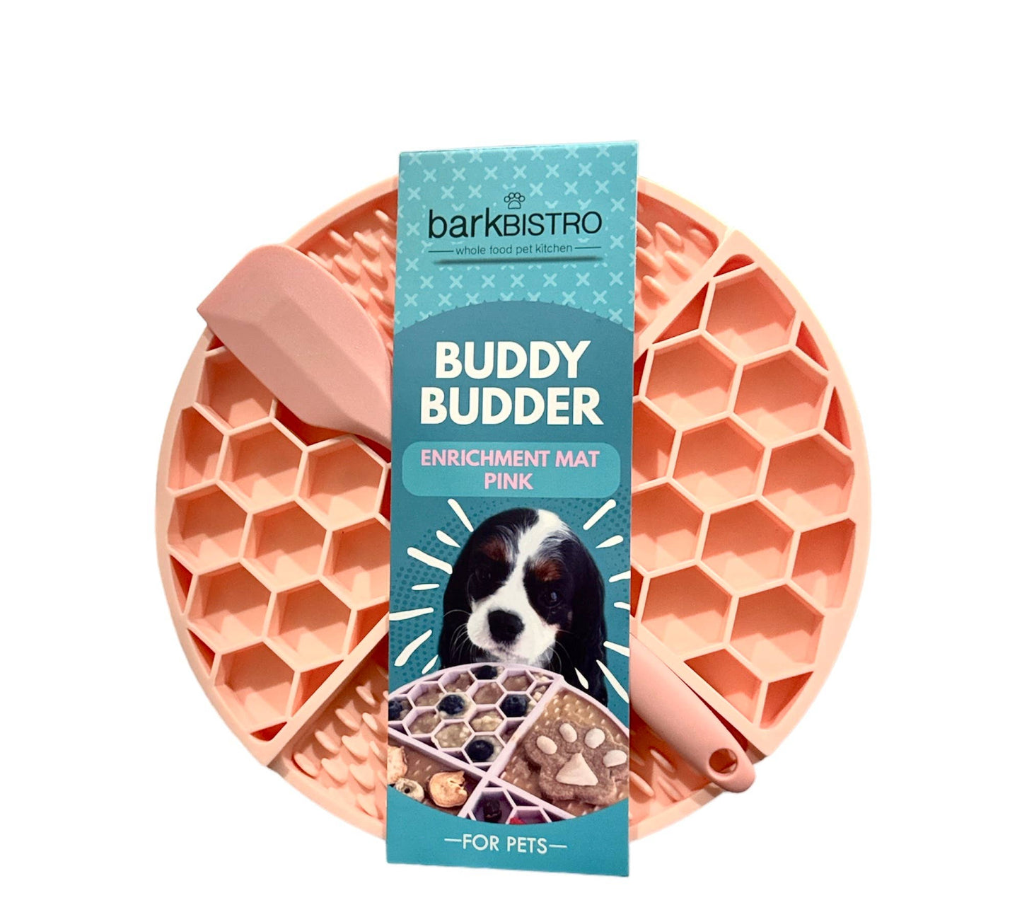 Bark Bistro - Turquoise / Purple | Pink Lickmats + Spatula (PINK SOLD OUT