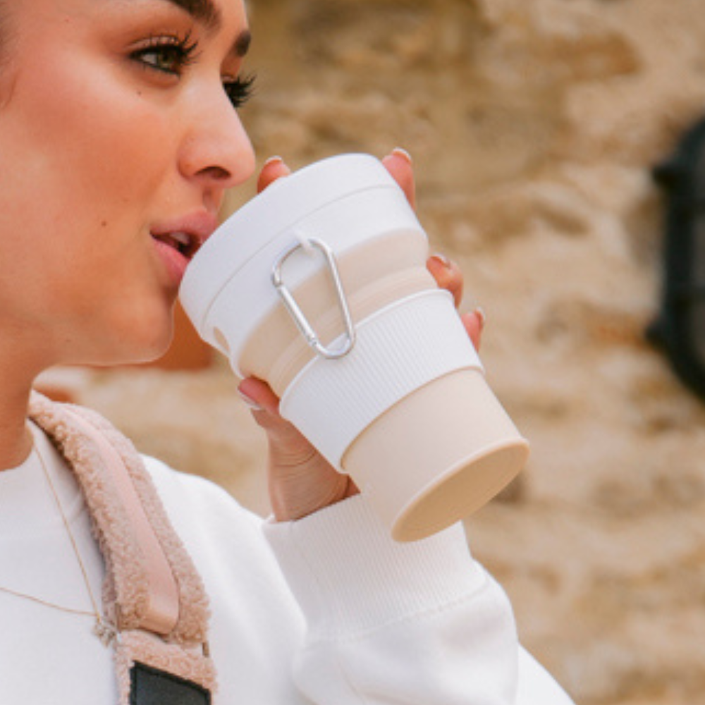 Cocopup London - Collapsible Coffee Cup - Nude
