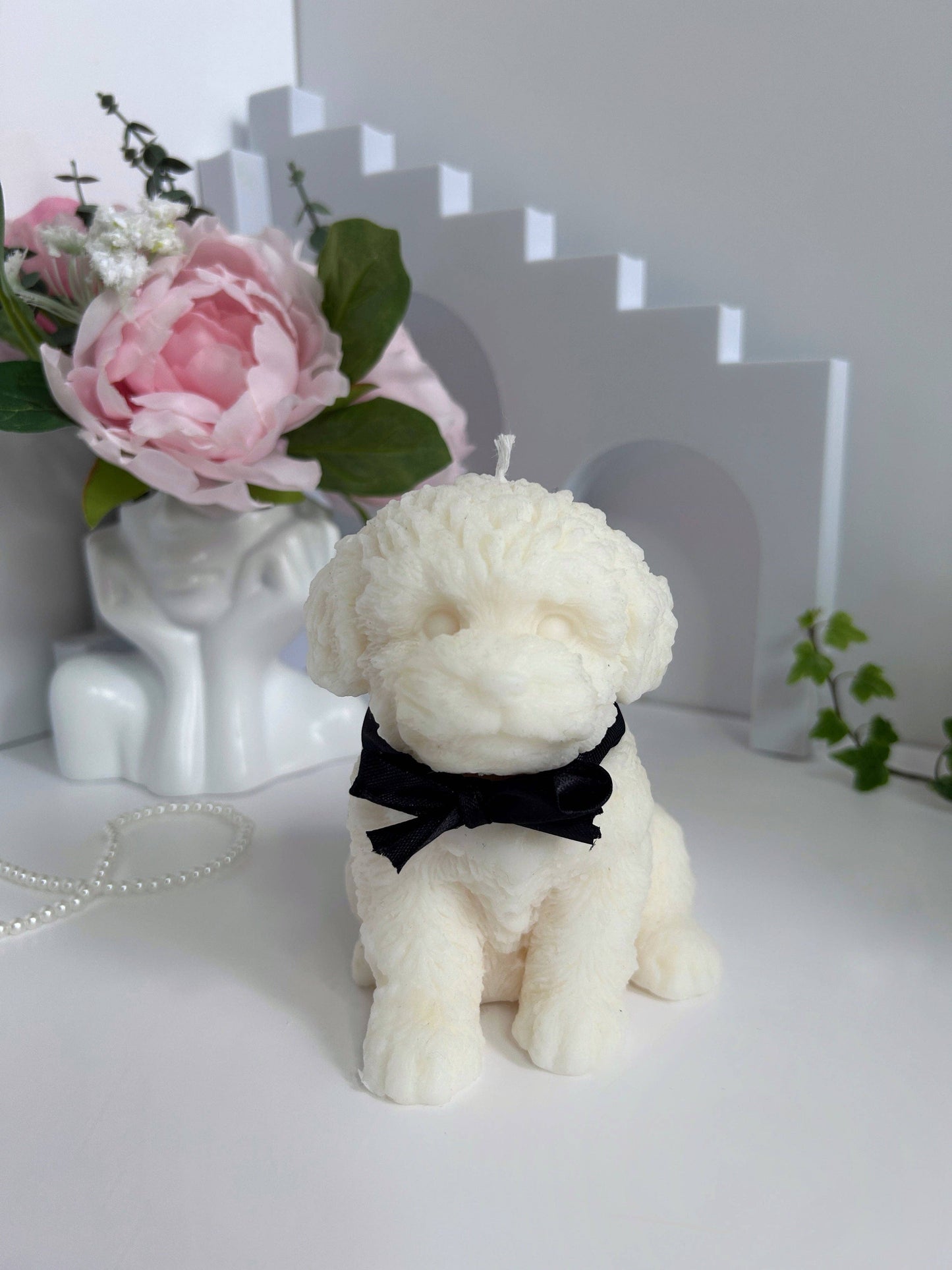 Ritual Spirit ltd - Large Cockapoo Dog - Beige / Ocean breeze