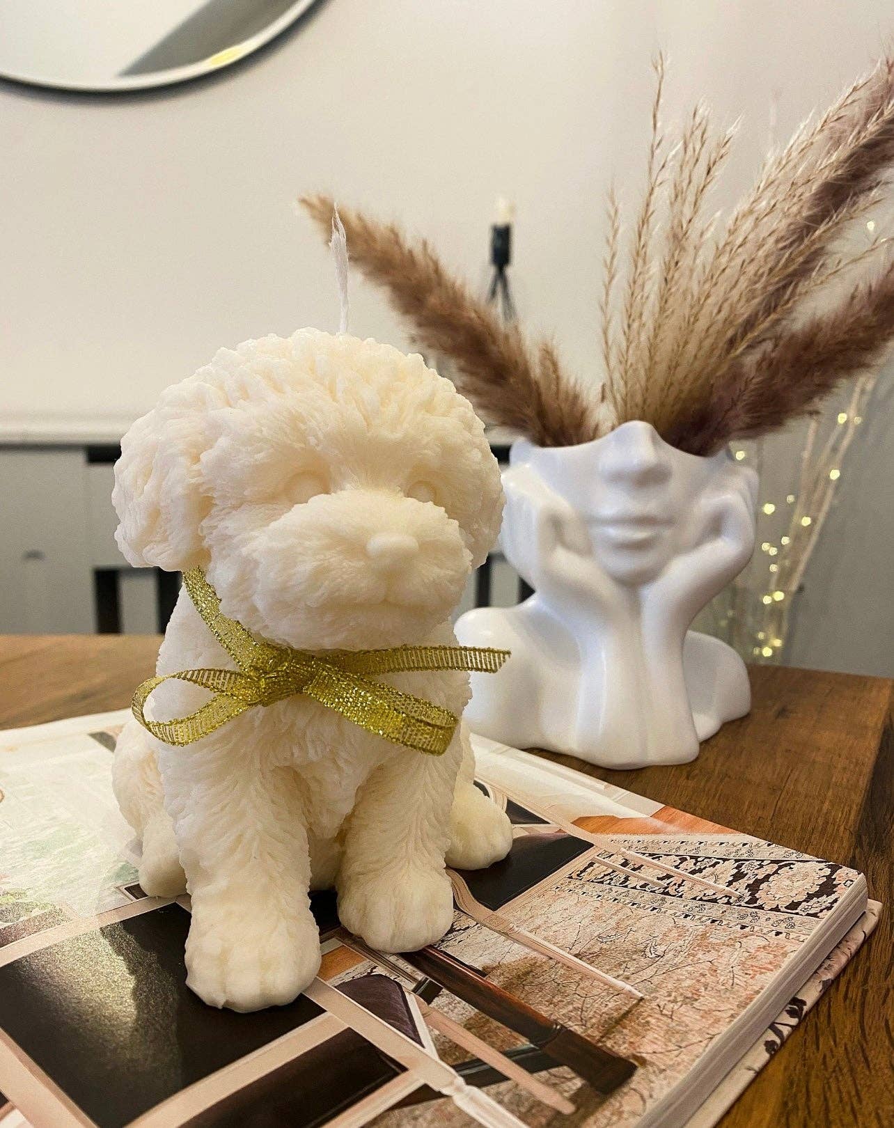 Ritual Spirit ltd - Large Cockapoo Dog - Beige / Ocean breeze