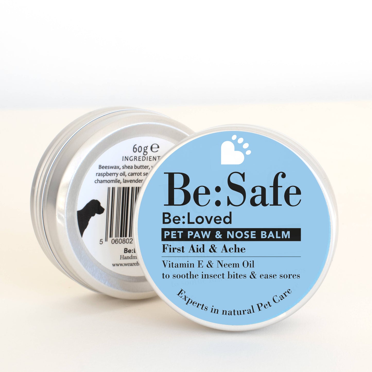 BeLoved, Natural Dog Grooming Products. - Pet Paw & Nose Balms in a Shelf Ready Pack (SRP). 18 Units.