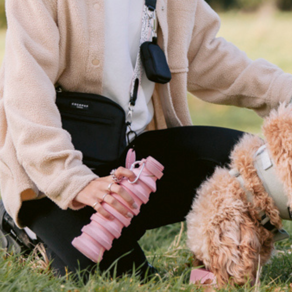 Cocopup London - Collapsible Water Bottle - Pink