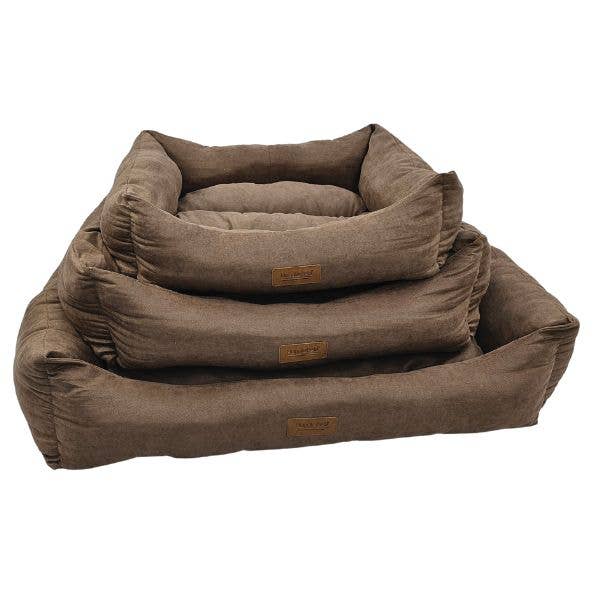 HugglePets - HugglePets Luxury Dog Lounger - Oatmeal - Large