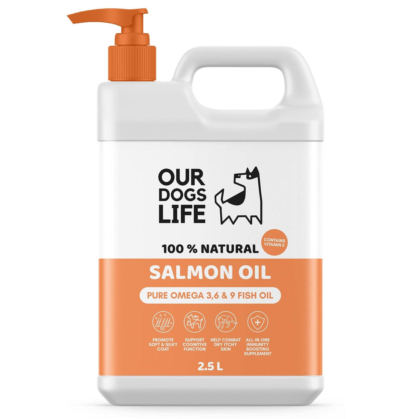 OurPetsLife - Salmon Oil For Dogs - 500ml