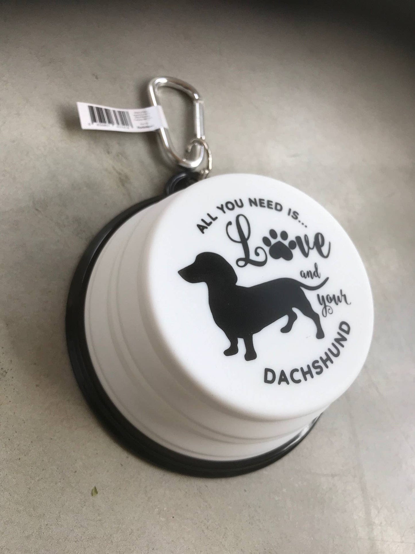 Gifted Wholesale Ltd - Dachshund Travel Pet Bowl