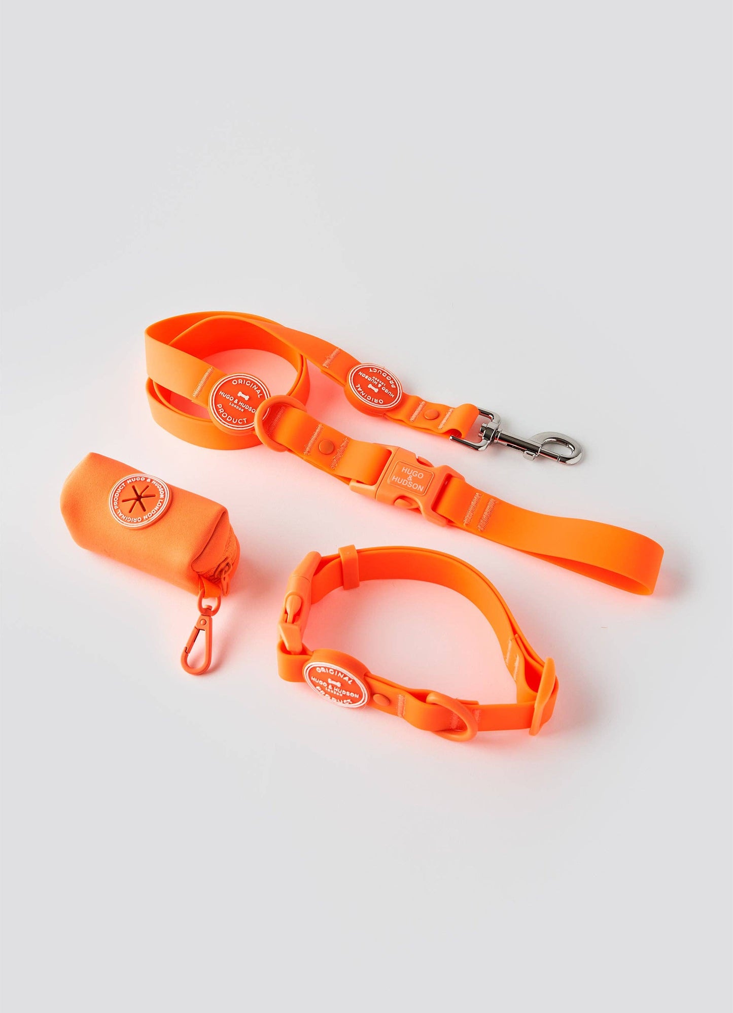 Hugo & Hudson - Poop Bag Holder - Orange - One Size