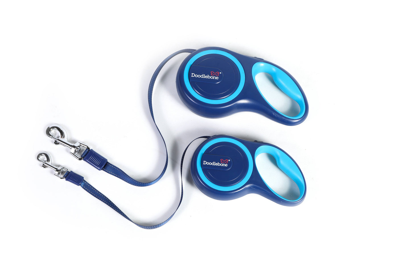 Doodlebone - Retractable Dog Lead - Sapphire/aqua / 8m