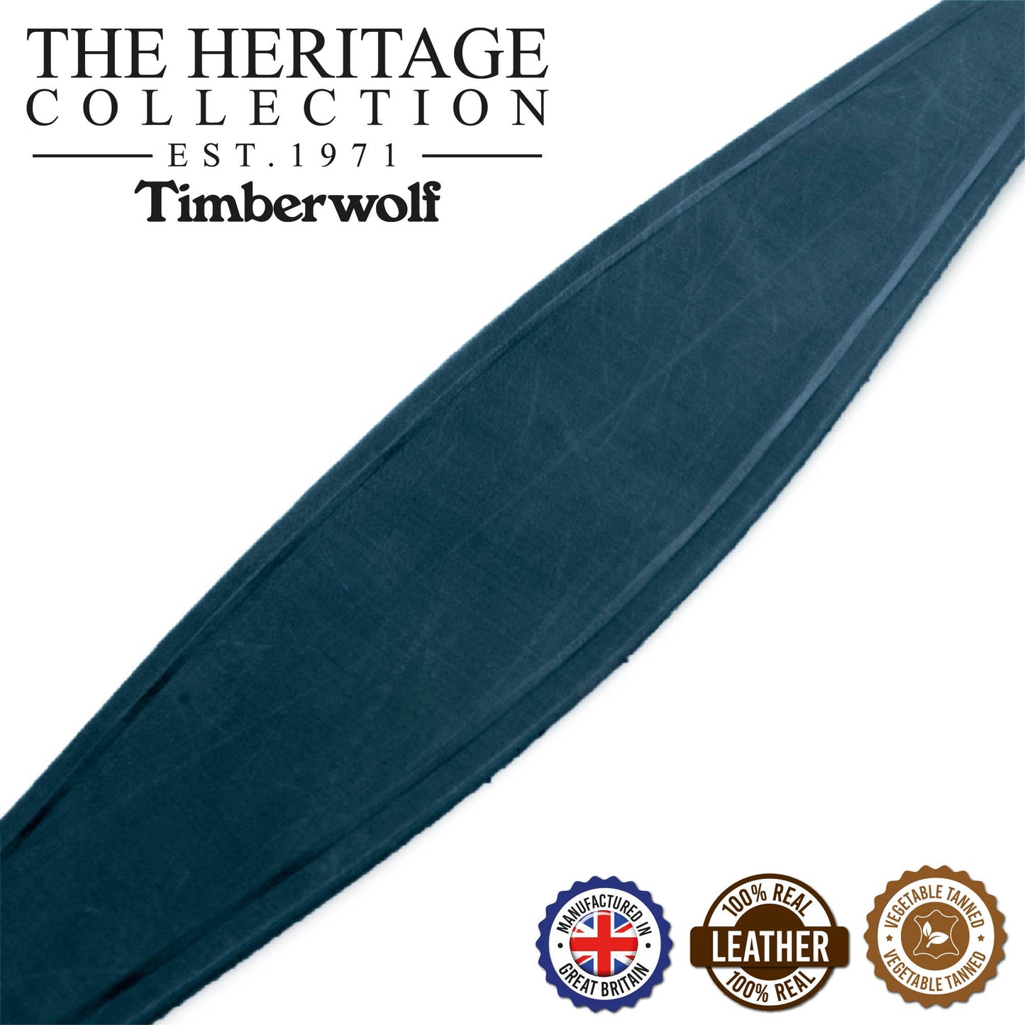 Ancol Pet Products Ltd - Timberwolf Leather Hound Collar ( Size 30-34cm) - Mustard / 30-34cm