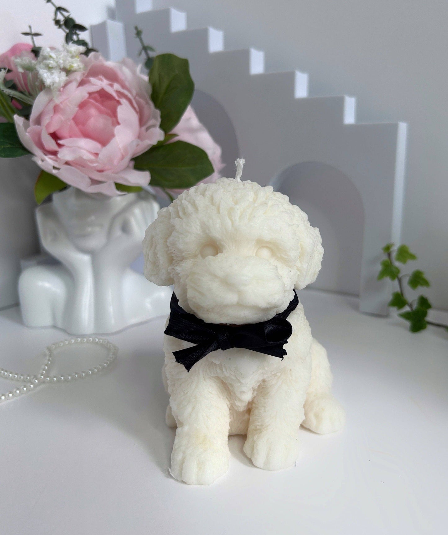 Ritual Spirit ltd - Large Cockapoo Dog - Beige / Ocean breeze