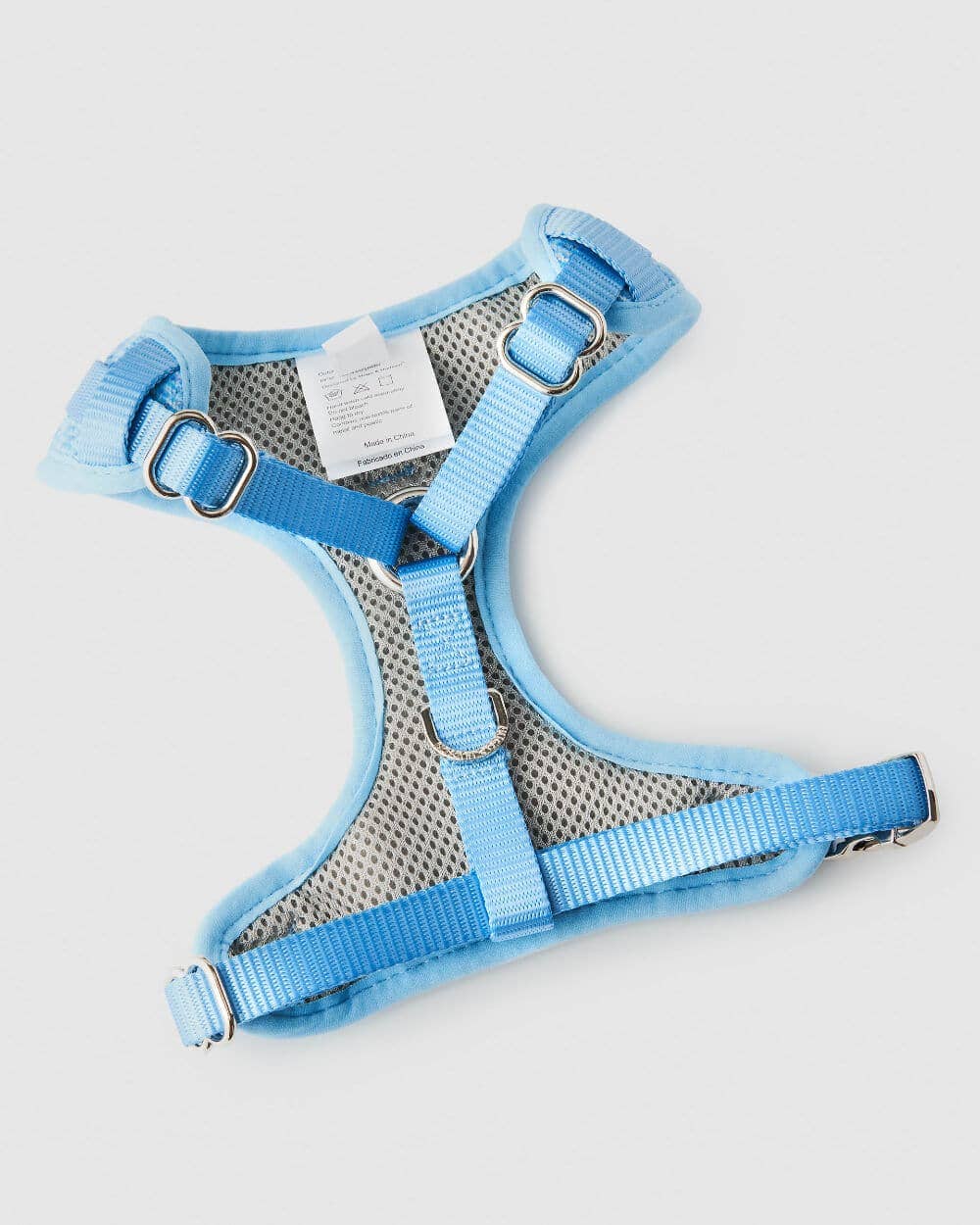 Hugo & Hudson - Blue Luxury Tweed Dog Harness - L