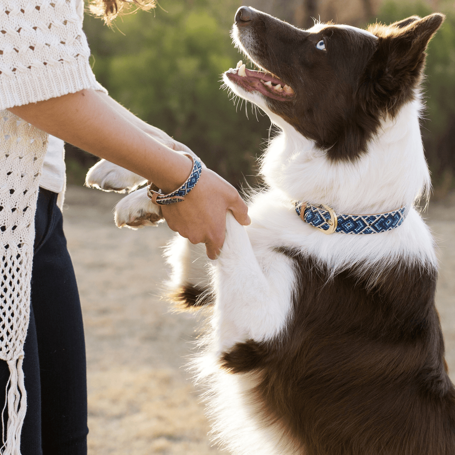 Friendship Collar - The Mucky Pup Matching Collar & Bracelet - XXS