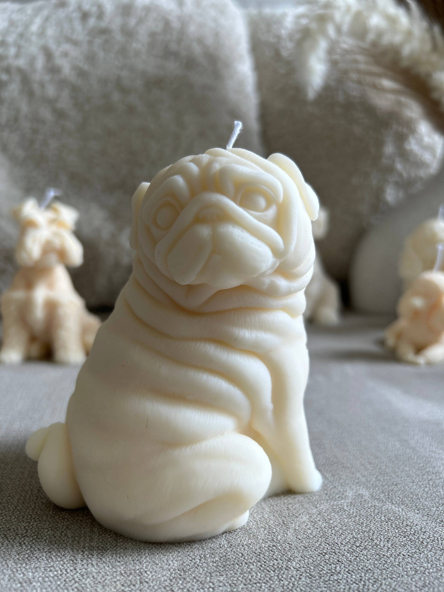 Ritual Spirit ltd - Dog Candle Collection | Natural Soy wax candles | Dog lovers - Cream / Ocean Breeze / Cocker Spaniel
