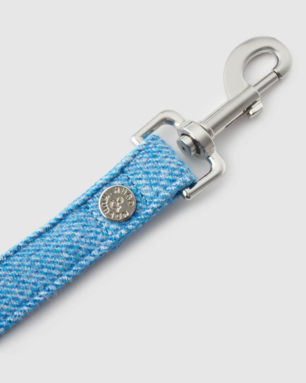 Hugo & Hudson - Blue Luxury Tweed Dog Lead - M/L