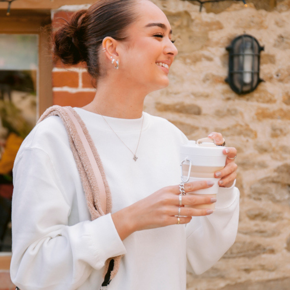 Cocopup London - Collapsible Coffee Cup - Nude