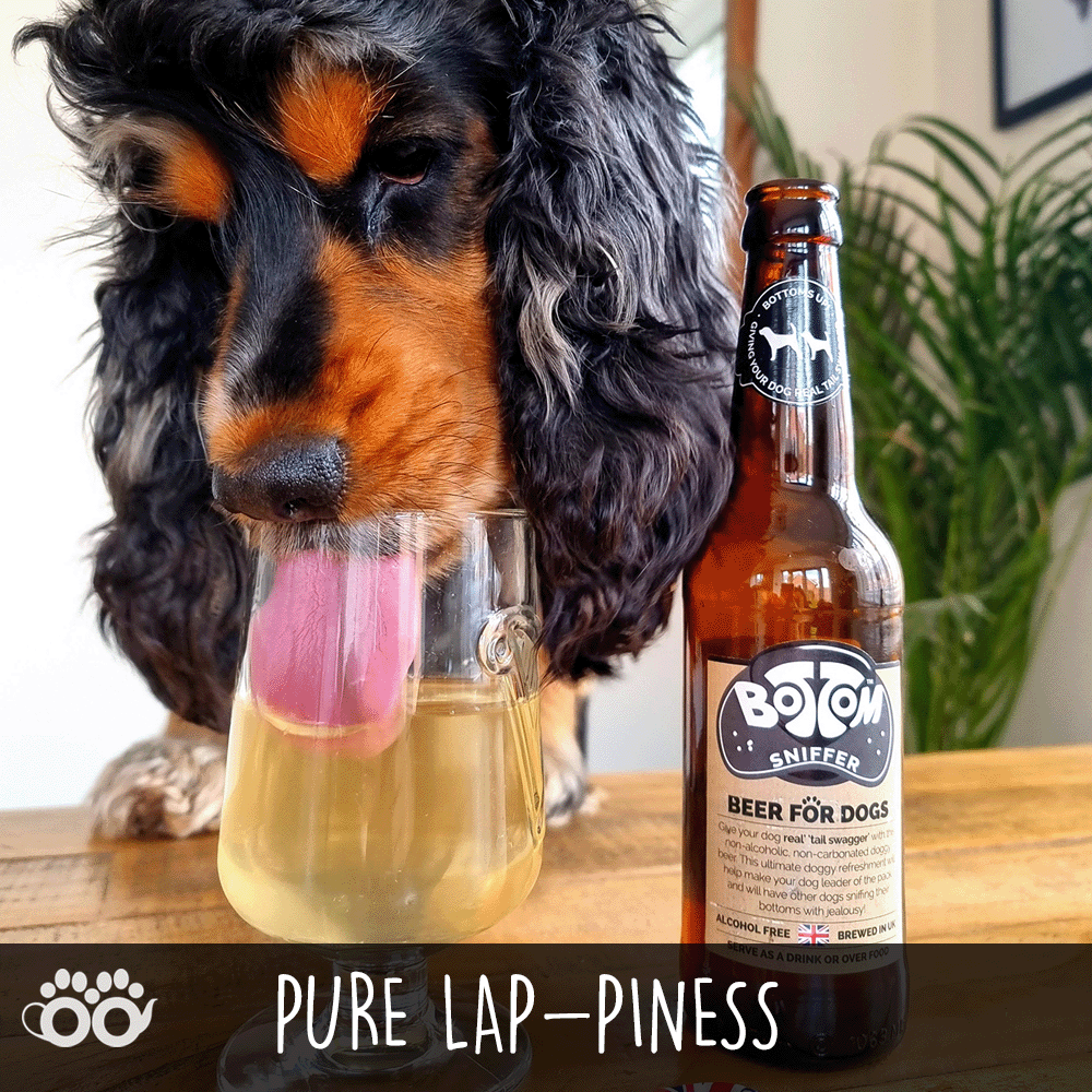 WOOF&BREW LTD - Woof&Brew Bottom Sniffer Dog 'Beer' Gift Treat - 330ml