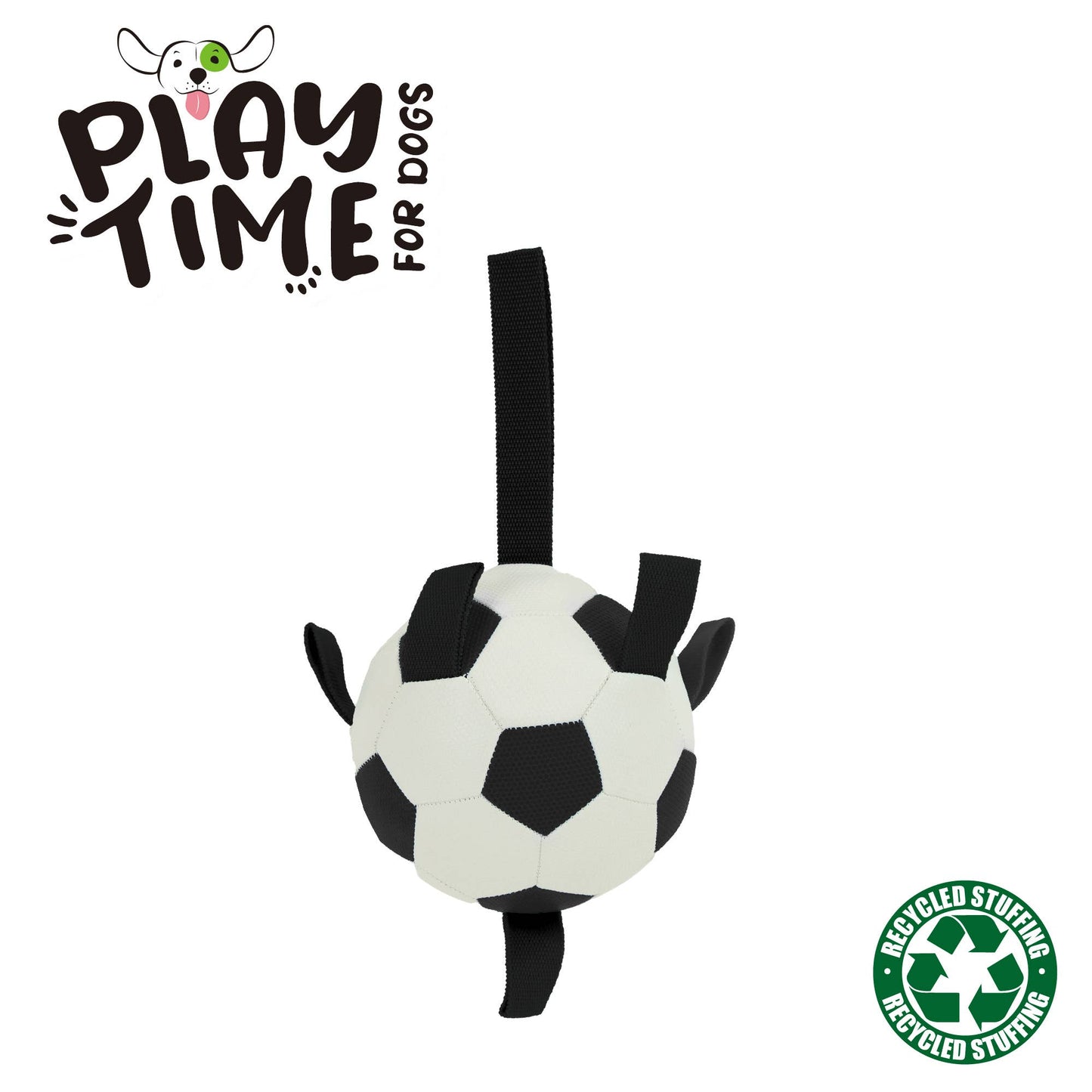Ancol Pet Products Ltd - Playtime Chase - Grab Tabs Football For Dogs