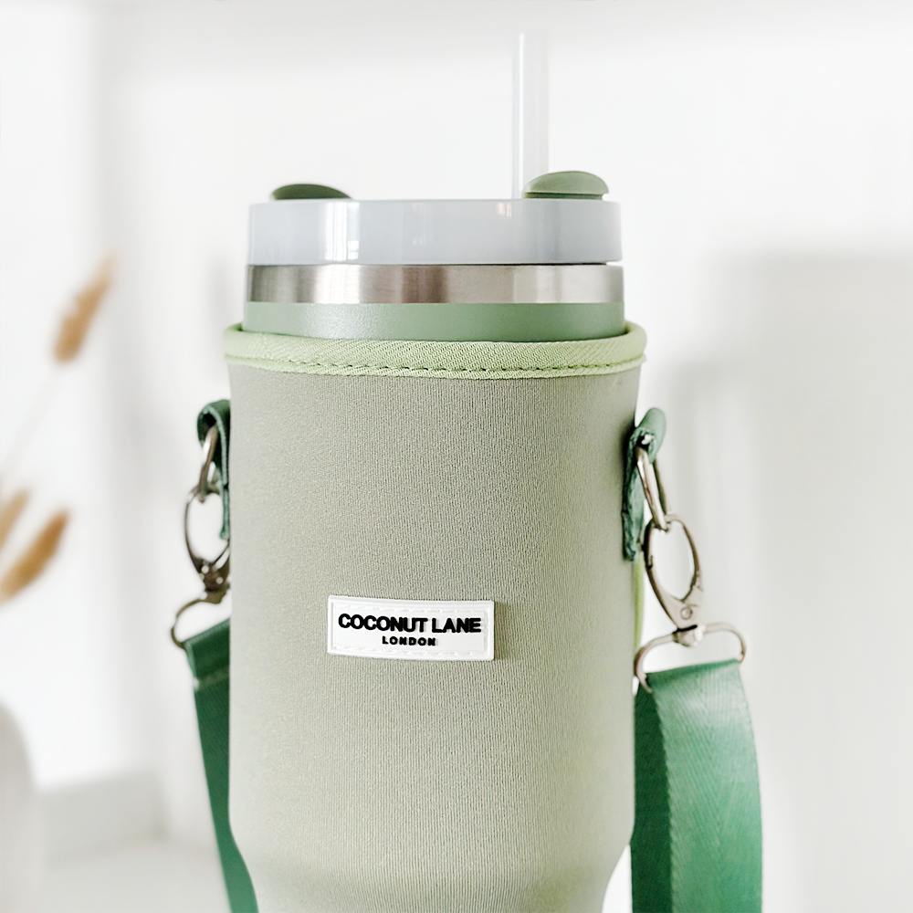 Cocopup London - Soft Sage Tumbler Carry Case by Coconut Lane