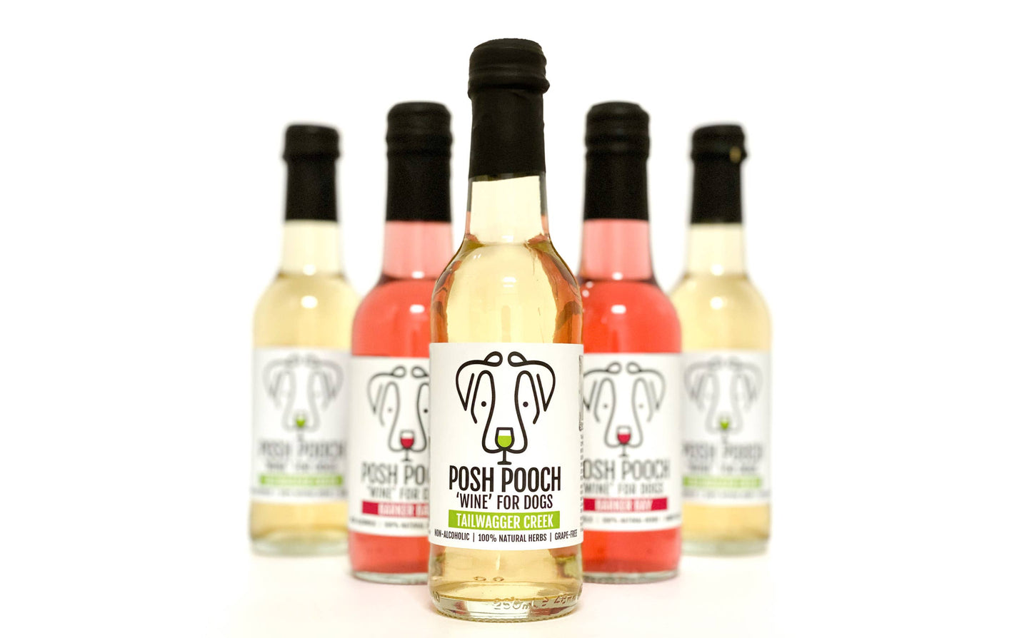 WOOF&BREW LTD - Woof&Brew Posh Pooch Rose Dog 'Wine' - Ideal Gift