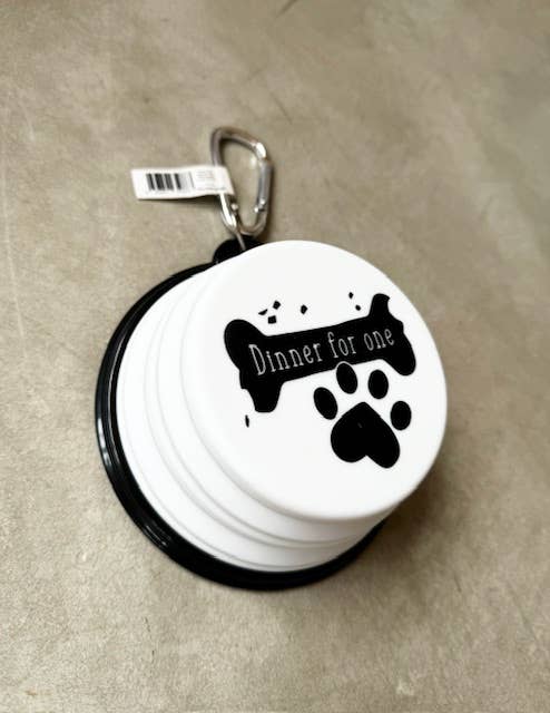 Gifted Wholesale Ltd - Dinner For One Travel Pet Bowl