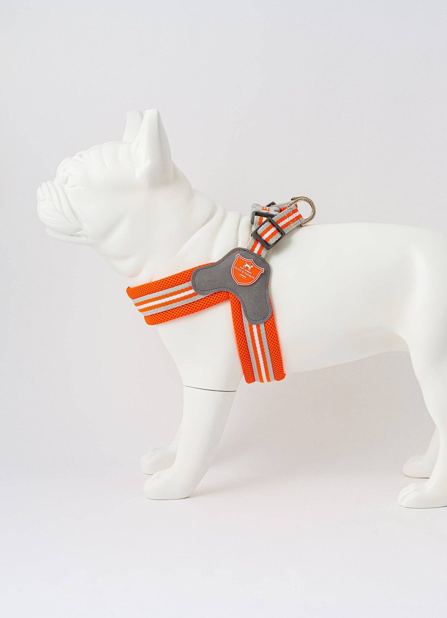 Hugo & Hudson - Easy Walk V Dog Harness - Orange - 9