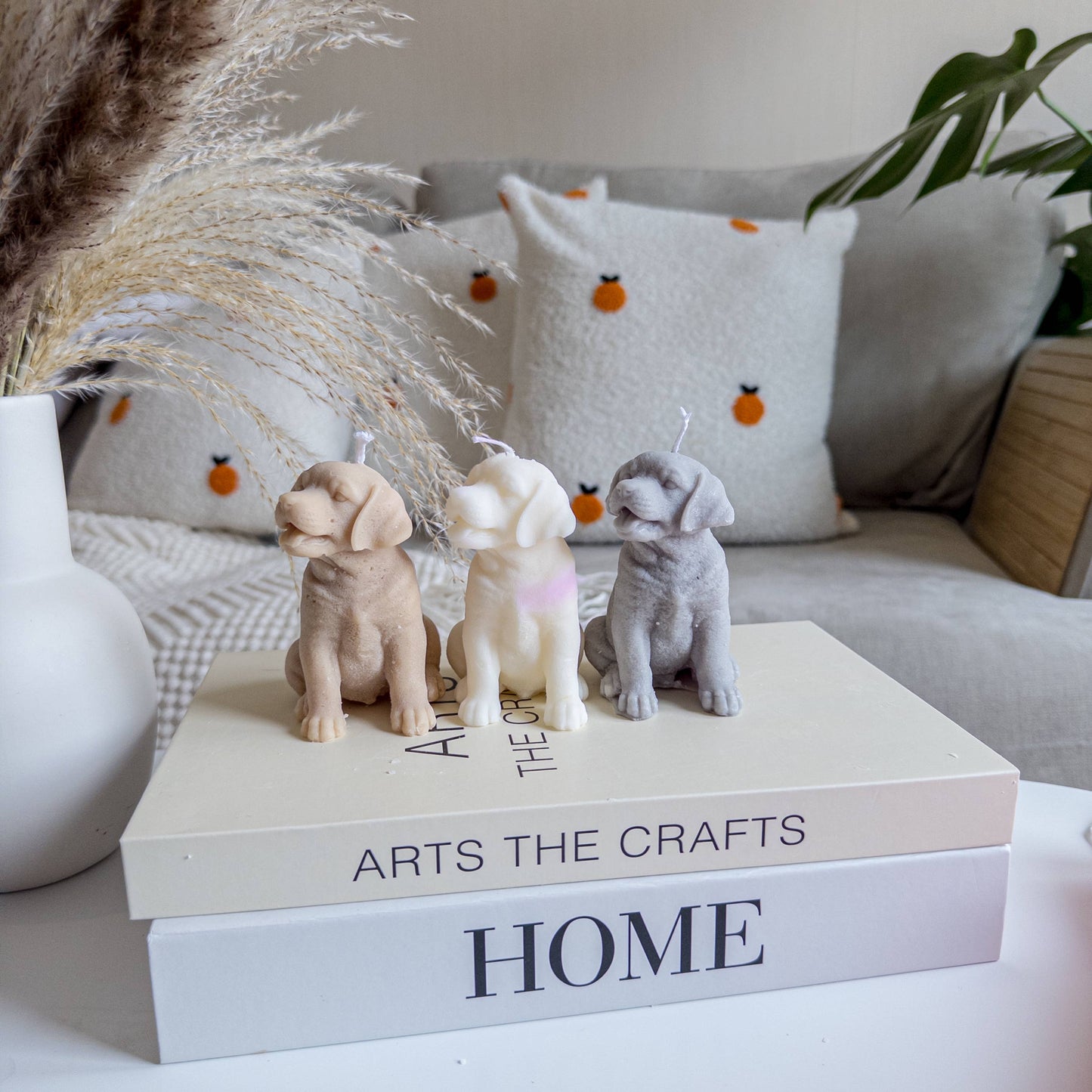 Ritual Spirit ltd - Dog Candle Collection | Natural Soy wax candles | Dog lovers - Cream / Sandalwood and Amber / Schnauzer