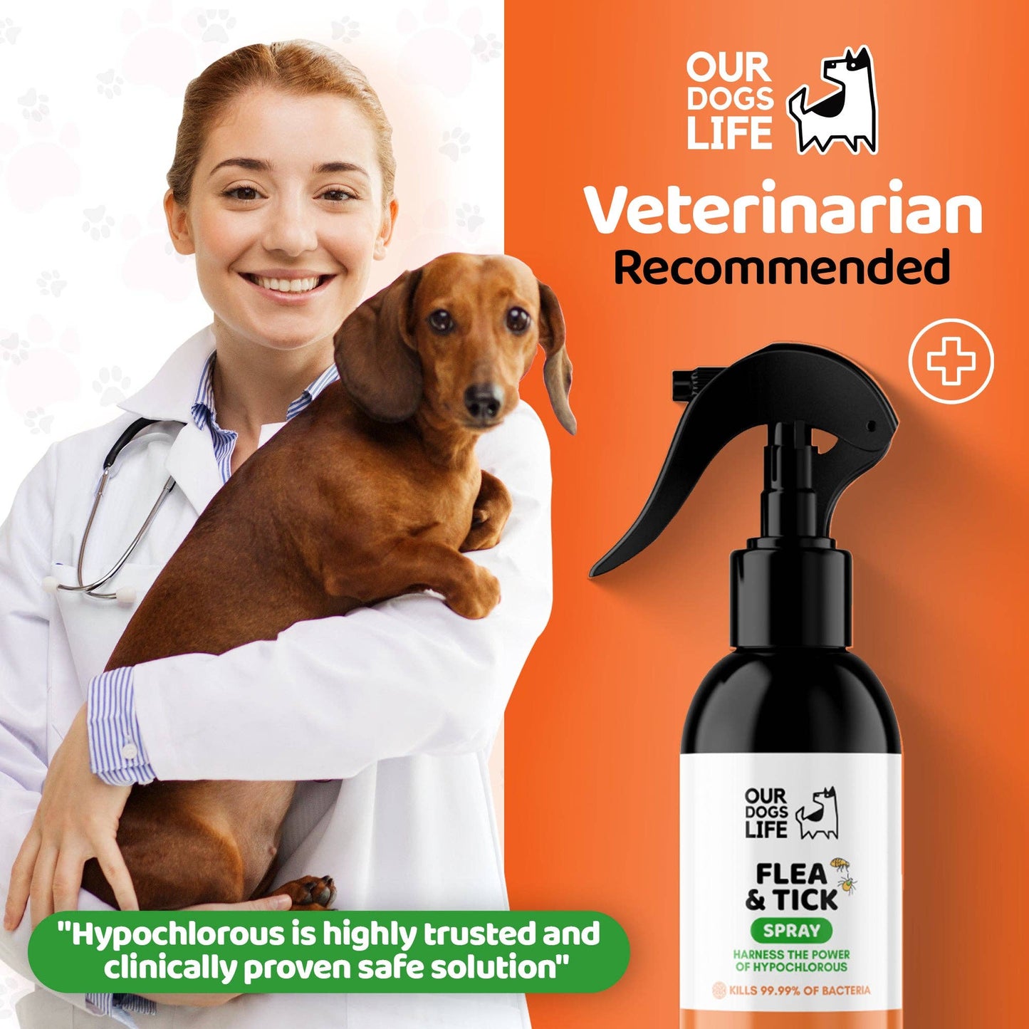 OurPetsLife - Flea & Tick Spray for Dogs