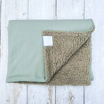 Hetty and Huxley - Mint and Grey Pet Blanket - Small