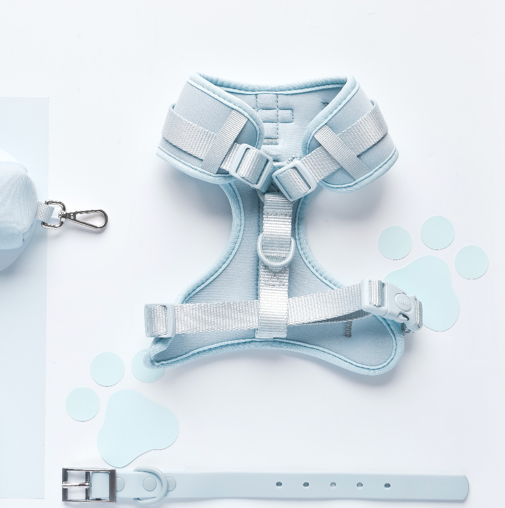 Cocopup London - NAKD Adjustable Neck Harness - Bubblegum - M