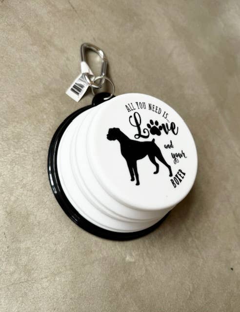 Gifted Wholesale Ltd - Boxer Travel Pet Bowl