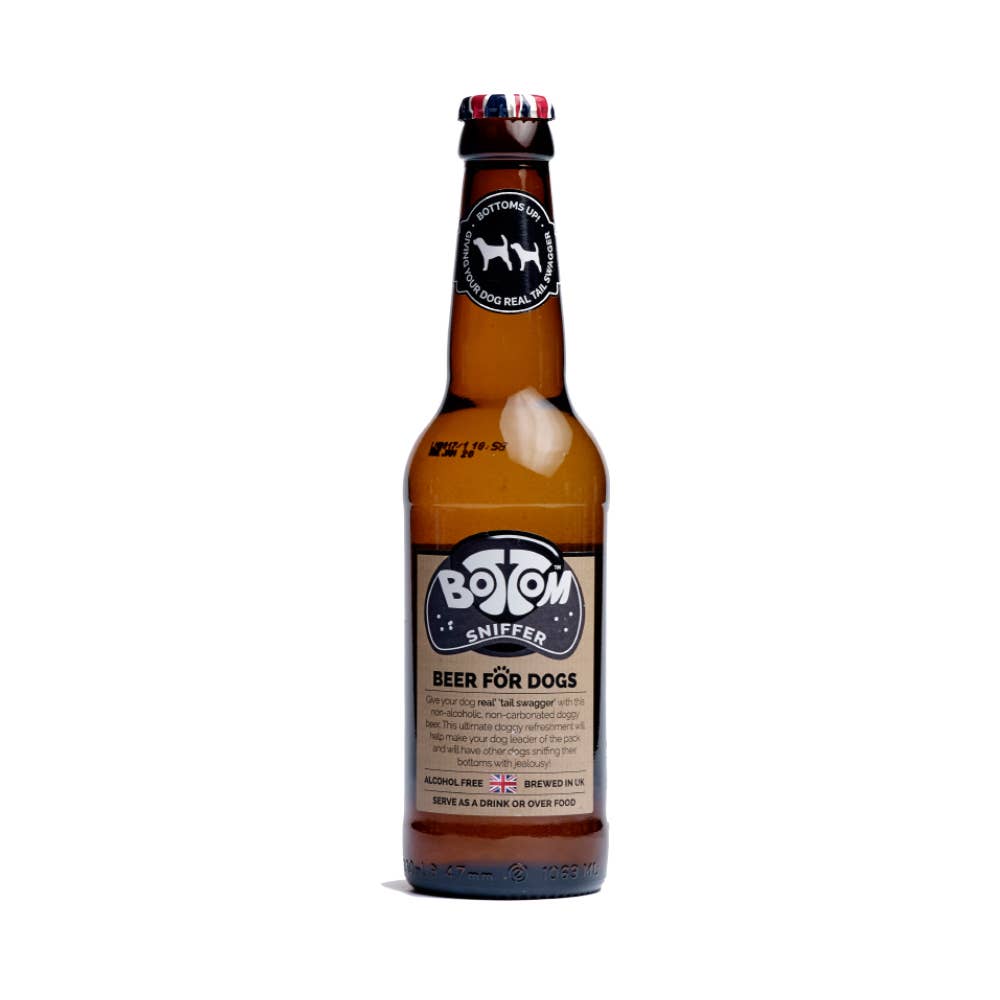 WOOF&BREW LTD - Woof&Brew Bottom Sniffer Dog 'Beer' Gift Treat - 330ml