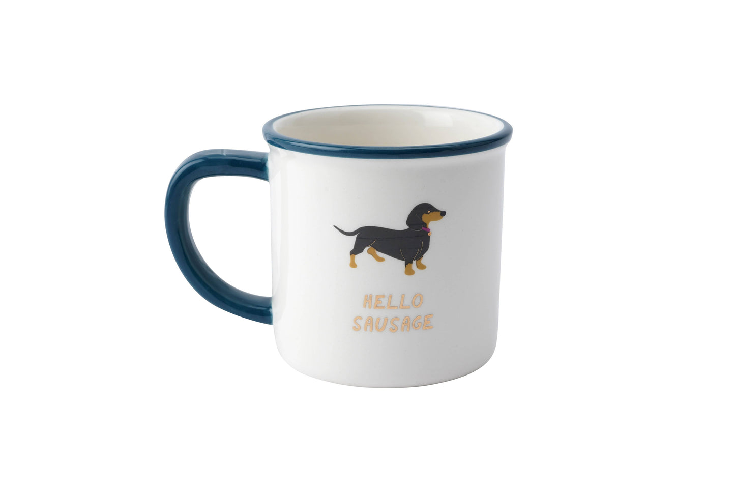 CGB Giftware - Top Dog 'Hello Sausage' Ceramic Mug in Gift Box