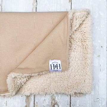 Hetty and Huxley - Neutral and Cream Pet Blanket - Large