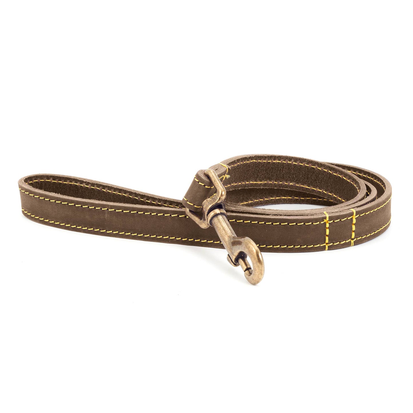 Ancol Pet Products Ltd - Timberwolf Leather Lead - various colours- 1m x 19mm - Blue / 1mx19mm