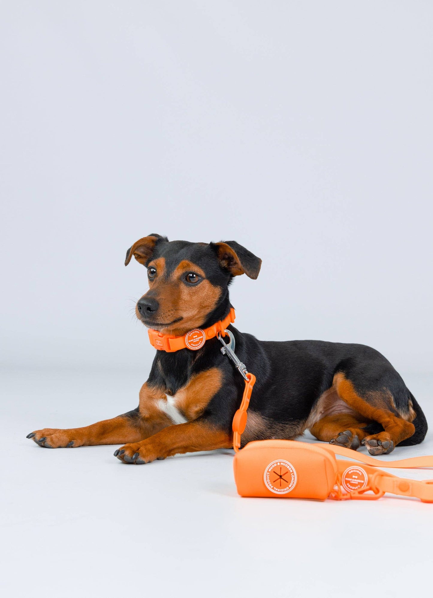 Hugo & Hudson - Poop Bag Holder - Orange - One Size