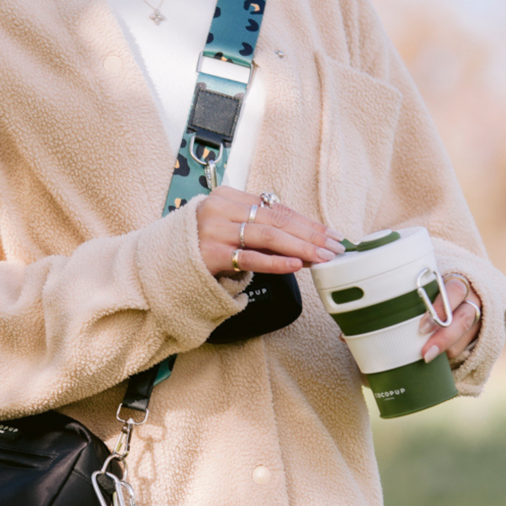 Cocopup London - Collapsible Coffee Cup - Khaki