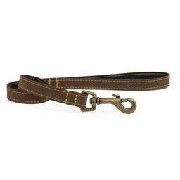 Ancol Pet Products Ltd - Timberwolf Leather Lead - various colours- 1m x 19mm - Blue / 1mx19mm