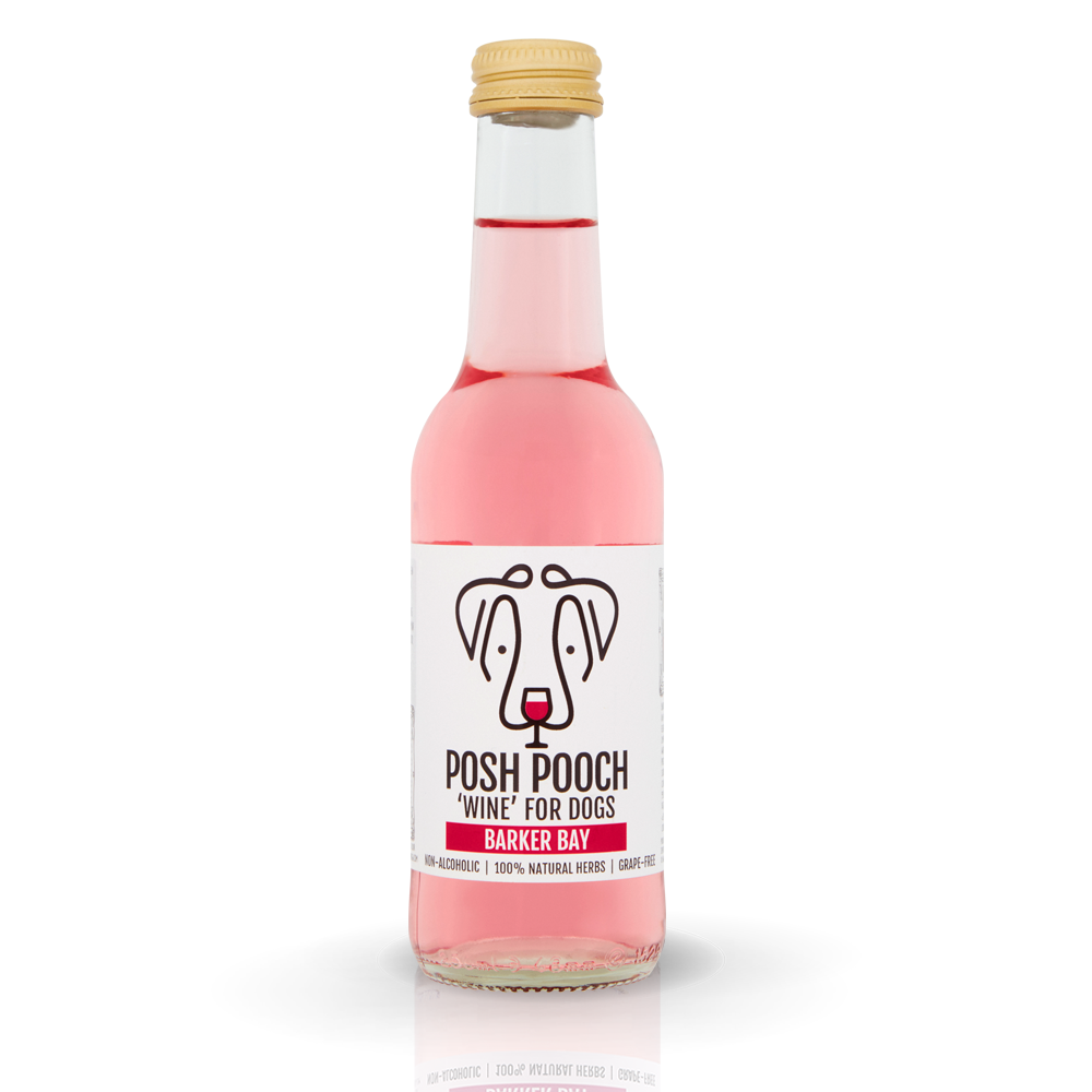 WOOF&BREW LTD - Woof&Brew Posh Pooch Rose Dog 'Wine' - Ideal Gift