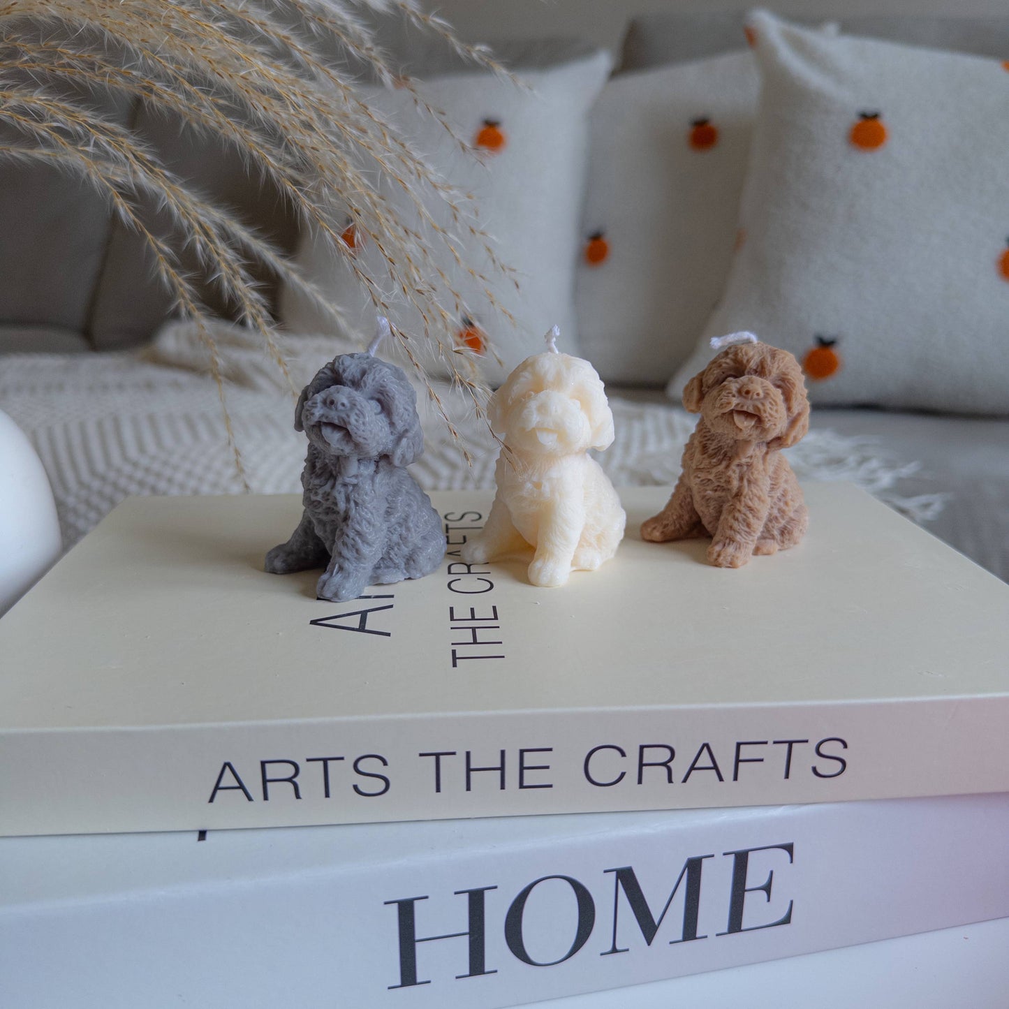 Ritual Spirit ltd - Dog Candle Collection | Natural Soy wax candles | Dog lovers - Cream / Coconut and Almond / Frenchie