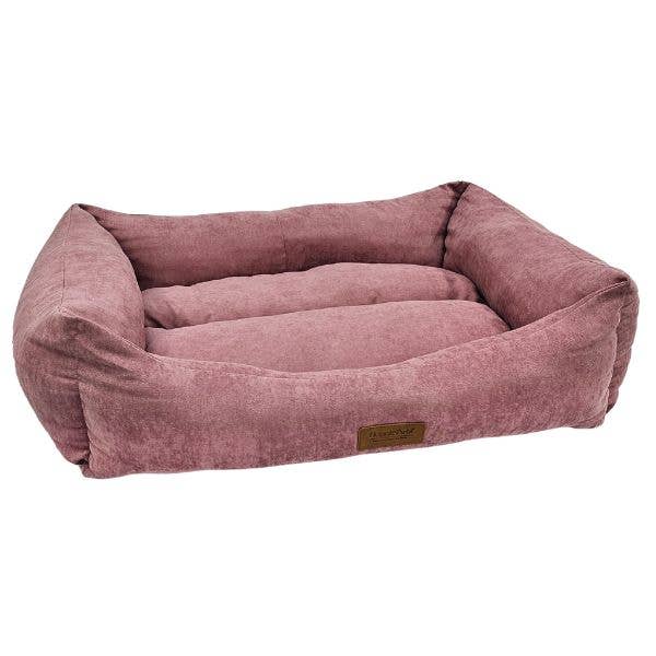 HugglePets - HugglePets Luxury Dog Lounger - Pink - Small