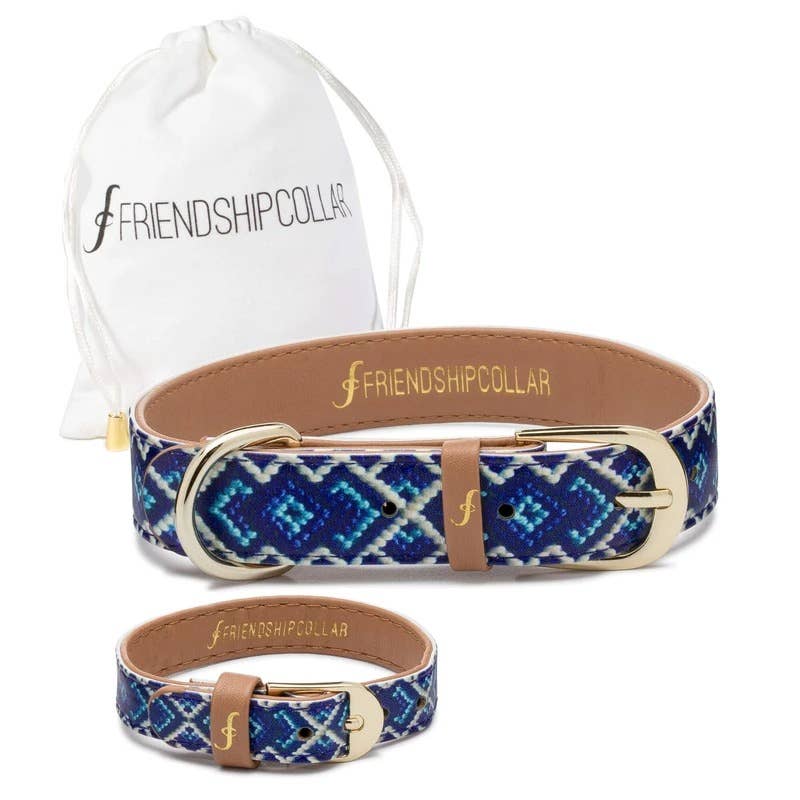 Friendship Collar - The Mucky Pup Matching Collar & Bracelet - XXS
