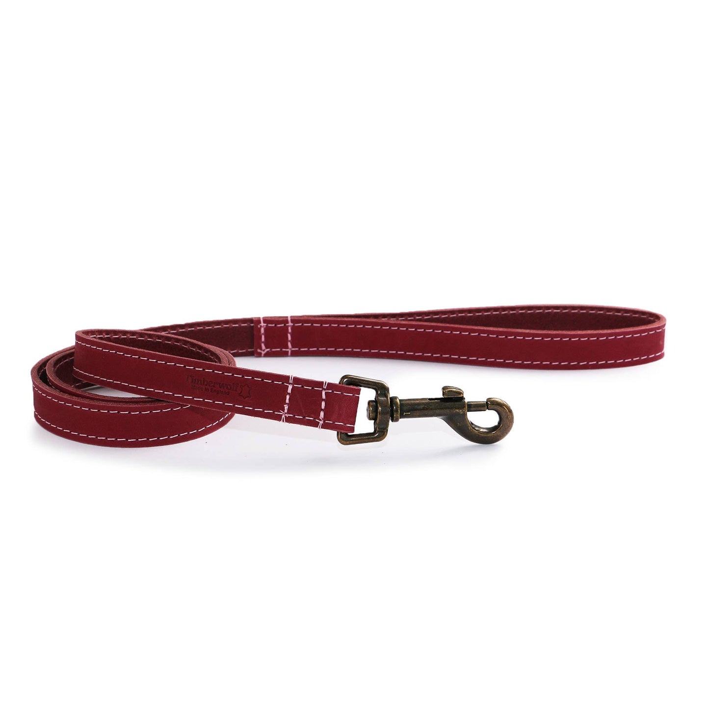 Ancol Pet Products Ltd - Timberwolf Leather Lead - various colours- 1m x 19mm - Blue / 1mx19mm