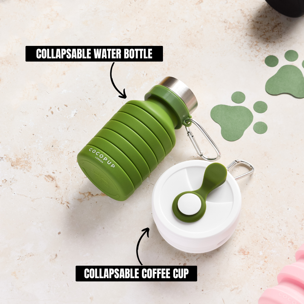 Cocopup London - Collapsible Coffee Cup - Khaki