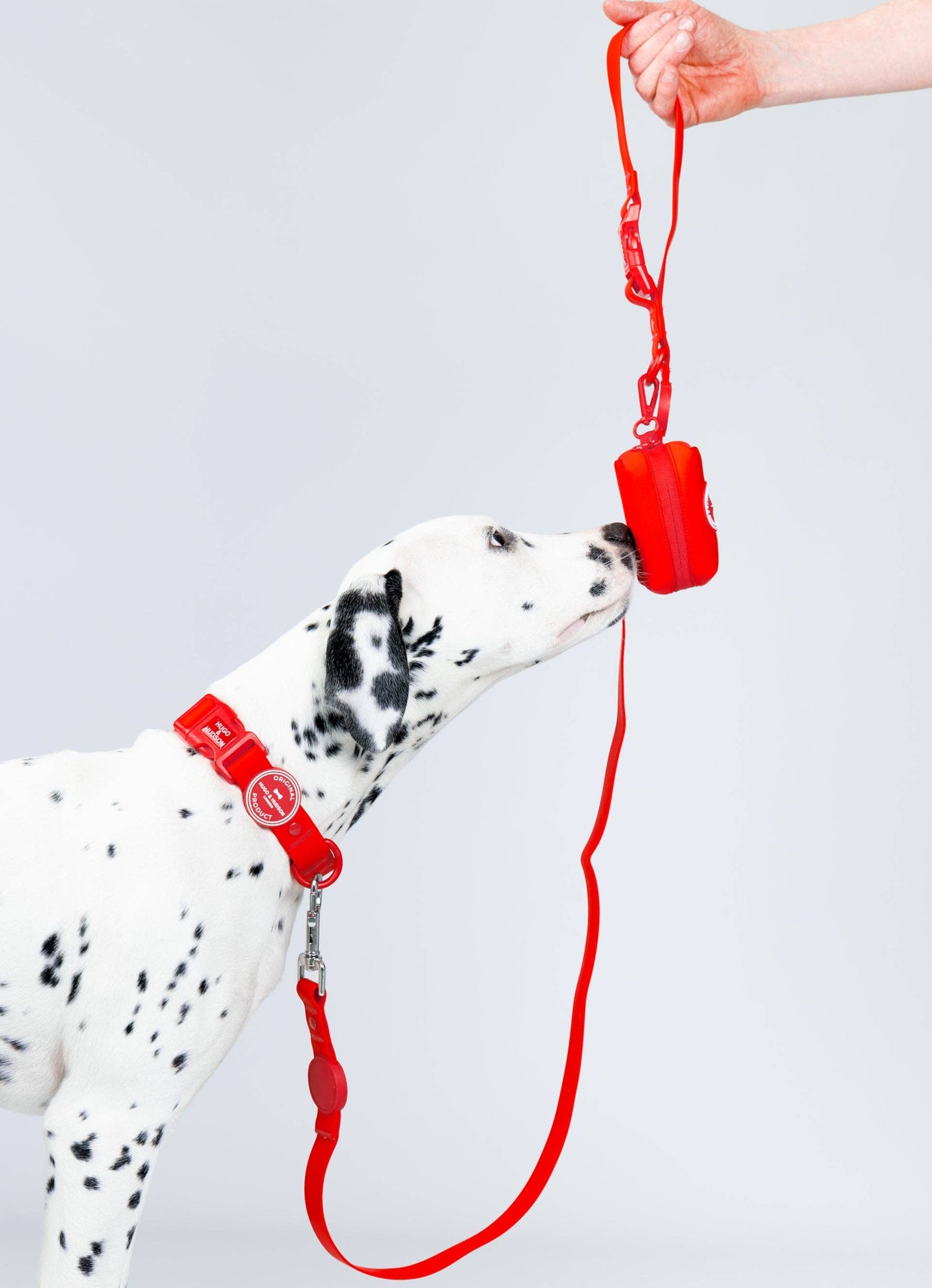 Hugo & Hudson - Poop Bag Holder - Red - One Size