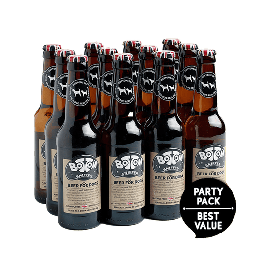 WOOF&BREW LTD - Woof&Brew Bottom Sniffer Dog 'Beer' Gift Treat - 330ml