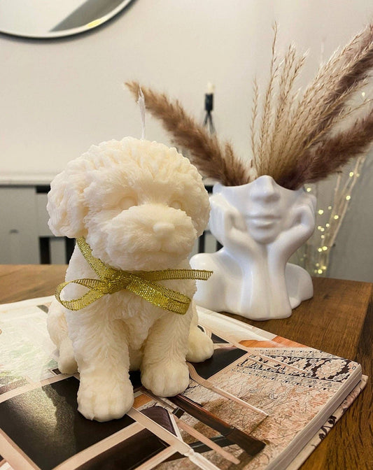 Ritual Spirit ltd - Large Cockapoo Dog - Beige / Ocean breeze
